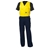 2 x WS WORKWEAR Mens Action-Back Drill Overall, Size 107R, Yellow/Navy.