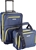 ROCKLAND Fashion Softside Upright Luggage Set, Navy, 2-Piece Set (14/19).