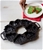 LODGE Cast Iron Holiday Wreath Pan, Black, 14.69 inch. NB: Some rusting pre