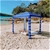 COCONUT GROVE Beach Cabana, Blue White, Model CGBCAL23, W 2000 x H 2000 x D