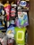 21 x Assorted Laundry & Cleaning Products, inc. AJAX & FLUFFY & FAB, And Mo