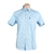 BEN SHERMAN Men's SS Shirt, Size M, 100% Cotton, Light Blue/Pineapple (091)