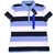 TOMMY HILFIGER Women's Heritage RGB Polo, Size M, 94% Cotton, Blue Multi (T