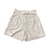 2 x SABA Women's Cuffed Linen Shorts, Size 14, 55% Linen, Cream, AG2058CO.