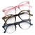 5 x FOSTER GRANT Design Optics Readers Glasses with Cases, Prescription +3.
