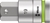 WERA Chrome Hex 1/2-Inch Drive Zyklop Bit Socket with Holding Function, 19