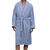 SUPERIOR Luxurious Unisex Terry Bath Robe, Size S, 100% Cotton, Blue. Buye