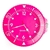 Neon Watch Wall Clock - Pink