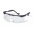 7 x UVEX Skyper Safety Glasses 9195-075, Clear Lens, Black Frame.