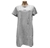 FILA Women's Judy Logo Dress, Size M, 95% Cotton, Light Grey Marle (039), A