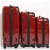 Swiss Case 4 Wheel ABS 3Pc Luggage Set - Red