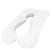 LUXOR Premium Pregnancy Pillow, 140cm x 80cm, Whiite. NB: Minor use and not