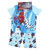 2 x MARVEL Boy's 3pc Glow Flannel PJ Set, Size 5, Spiderman Blue. Buyers N