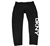 DKNY Women's Distressed Crackle Logo Leggings, Size S, 90% Cotton, Black/Wh