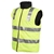 KINCROME Hi Vis Reversible Reflective Safety Vest, Size M, Yellow/Black.
