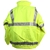 WS WORKWEAR Mens Waterproof Jacket, Size M, Yellow. Stormproof front closur