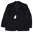 6 x TUFF WEAR Men's Poly/Wool Single Breasted Jacket, Size 117R, Black.