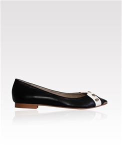 Niclaire Skull Point Ballet Flats