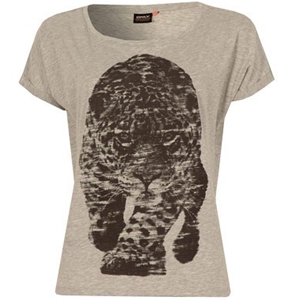 Only Womens Leopard T-Shirt