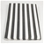 Apartmento Striped Laundry Basket - Black/White