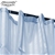 A & F Striped Shower Curtain 180 x 180cm: Sapphire