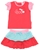 Bright Bots Heart Tee and Tiered Skirt