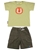 Bright Bots Lion Tee and Woven Shorts