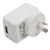 2.1A USB AC Power Adapter & Charger - White