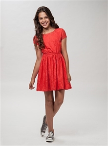 Pumpkin Patch Girl's Lace Skater Dress