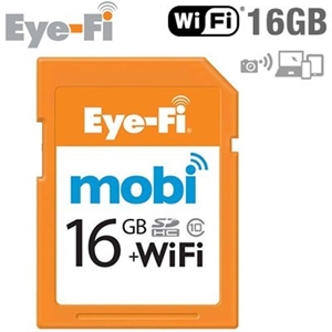 16GB Eye-Fi Mobi SDHC Memory Card with W