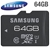 Samsung microSDXC PRO UHS-I Memory Card: 64GB