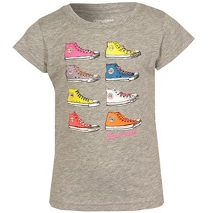 Converse Infant Girls Shoes Print T-Shir