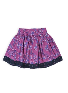 Pumpkin Patch Girl's Mini Floral Skirt