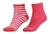 Mitch Dowd Girls 2 Pack Spot/Stripe Home Socks