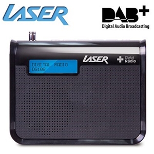 Laser Portable Digital DAB+/FM Radio wit