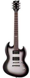ESP LTD VP-50 Electric Guitars Silver Su