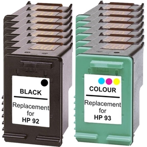 HP92 Compatible Inkjet Cartridge Set #1 