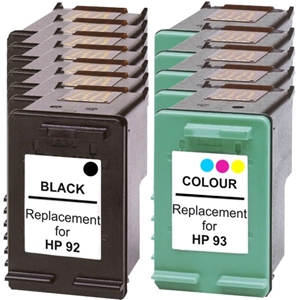 HP92 Compatible Inkjet Cartridge Set #2 