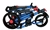 3 Wheel PopUp Lightweight Blue Golf Buggy