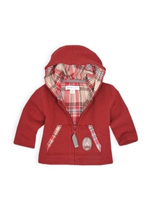 Pumpkin Patch Hooded Check Lined Knit Ja