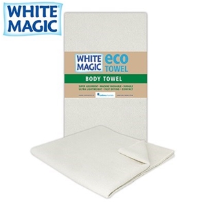 White Magic Eco Cloth Body Towel - White