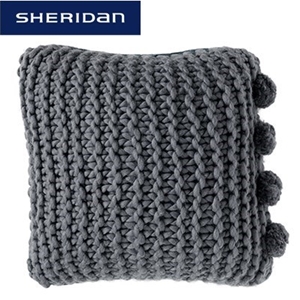 Sheridan Wool Knit Square Cushion - Aeto