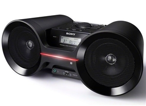 Sony ZSBTY52B Bluetooth MP3 Radio Player