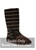 Ozwear UGG Cardy Thin Socks Chocolate and Thin Chestnut Stripe