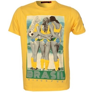 Ringspun Mens Brasil T-Shirt