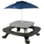 Little Tikes Fold 'n Store Picnic Table w Umbrella