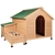 Extra Large Timber Dog Kennel W/ Bowls