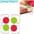 Dreamfarm Chobs Chopping Board Feet - Red/Green