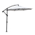 Excalibur Outdoor Living Hanging Umbrella: Beige