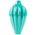 Jess 14cm x 30cm Metal Vase - Emerald